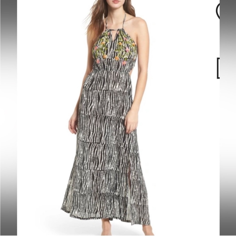 Raga before dawn keyhole maxi dress